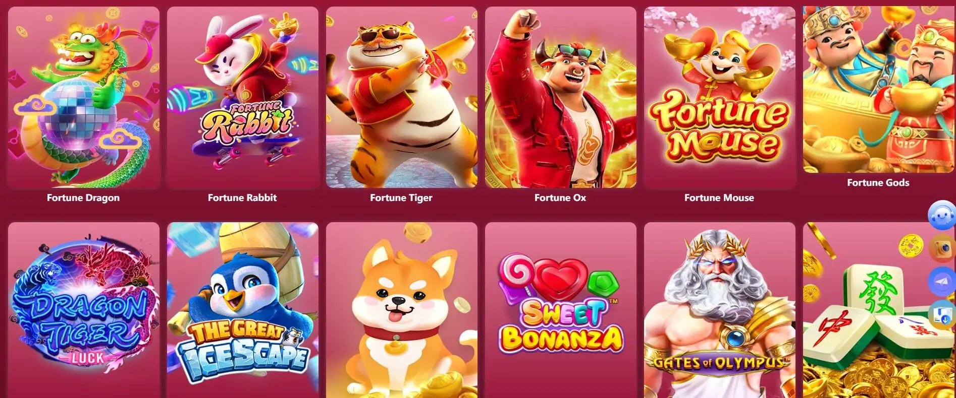 Casino-style entertainment and live games on taya777